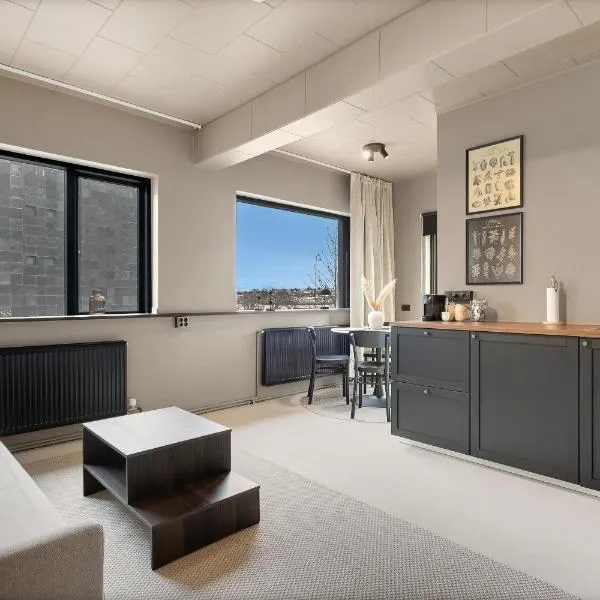Apartment by the sea in the heart of Hafnarfjörður，位于哈纳弗约德尔的酒店