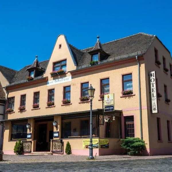 Hotel Goldenes Schiff，位于格里马的酒店