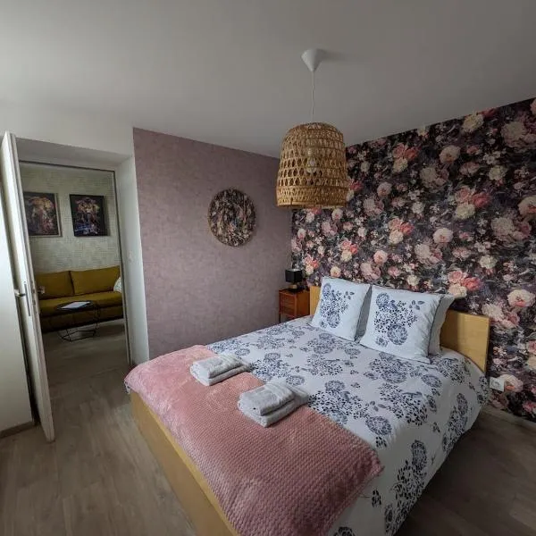 L'INSTANT ROSE Appartement entier tout confort et moderne Hyper centre d'ERNÉE，位于Ernée的酒店