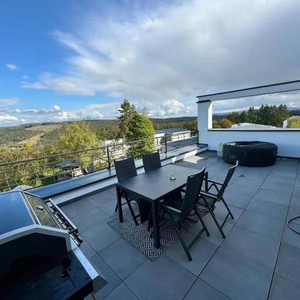 Penthouse mit Ausblick，位于巴特施瓦尔巴赫的酒店