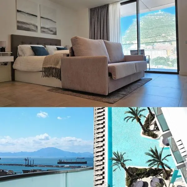 18th Floor Luxury Studio，位于直布罗陀的酒店