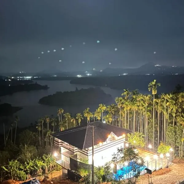 mountain lake view private pool villa -Wayanad，位于麦帕迪的酒店