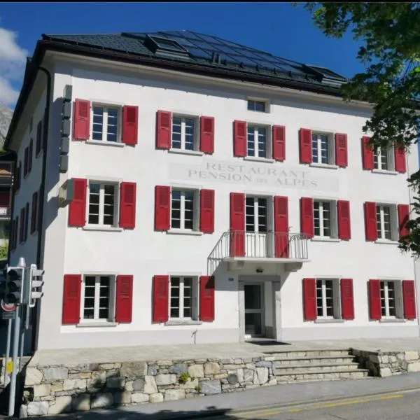 Hotel des Alpes，位于Inden的酒店