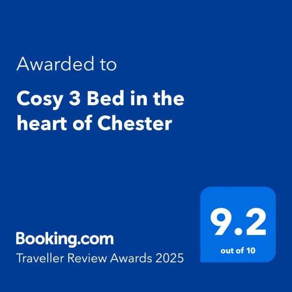 Cosy 3 Bed in the heart of Chester，位于切斯特的酒店