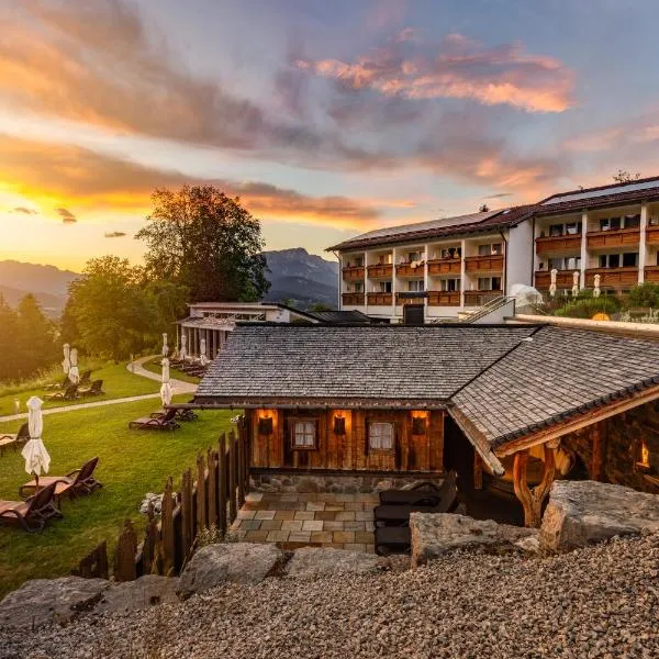 阿尔本胡夫阿尔卑斯健康酒店，位于柯尼希斯湖畔舍瑙的酒店