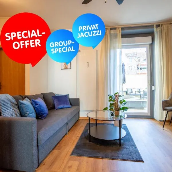 Special ROGER F RABBIT 1 Apartment, Roche Towers, 10-STAR，位于巴塞尔的酒店