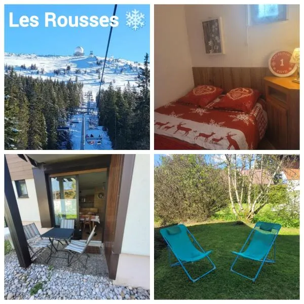Appartement Le Flocon, Joli petit Cocon 4 pers en Rez de Jardin Draps inclus，位于莱鲁斯的酒店
