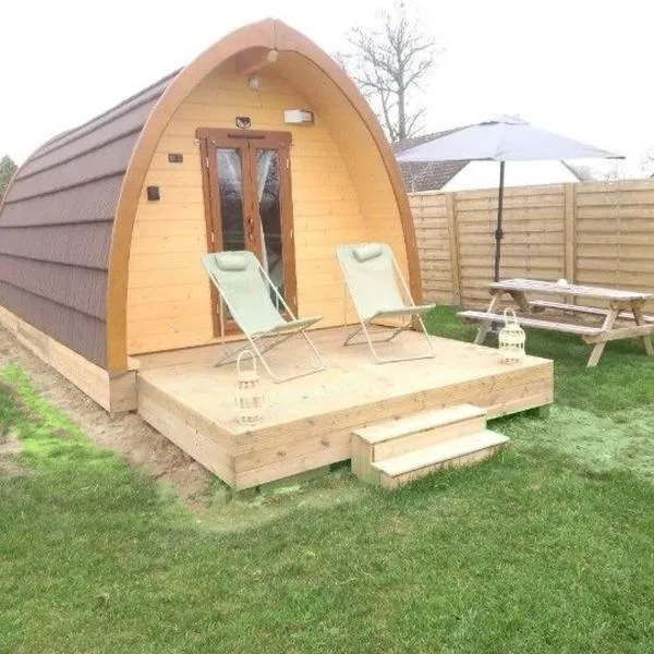 Le refuge entre mer et campagne，位于Auppegard的酒店