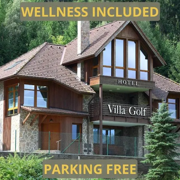 Hotel Villa Golf Cihelny，位于卡罗维发利的酒店