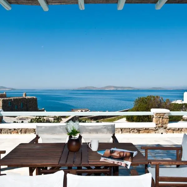 米科诺斯索非亚简易别墅，位于超级天堂海滩的酒店