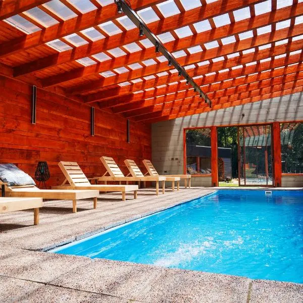 Cabañas hualle sur cerca huilo huilo，位于潘吉普伊的酒店