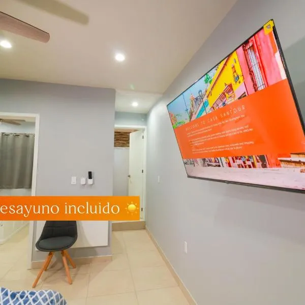 Hermoso Apartamento para 2 personas, a 10 min en vehículo del Zócalo de Oaxaca，位于瓦哈卡市的酒店