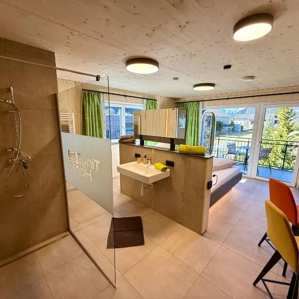 TinyHome Singer - inclusive private Sauna，位于Ehenbichl的酒店