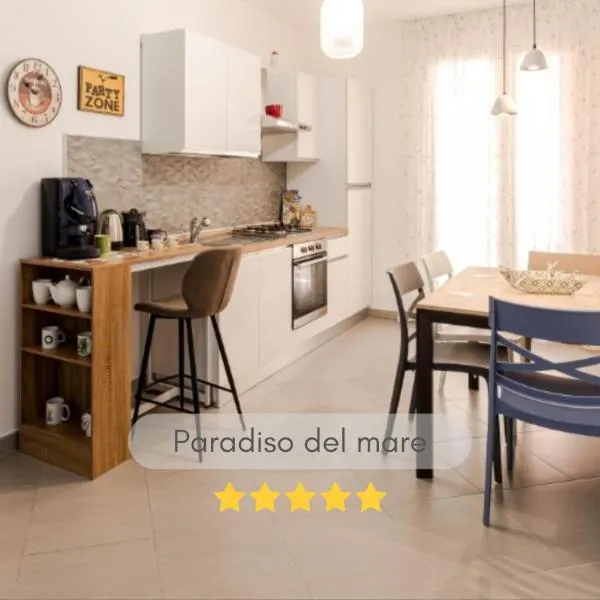 Paradiso del mare, Appartamento accogliente vicino a mare, metro, aeroporto e Palermo，位于卡帕奇的酒店
