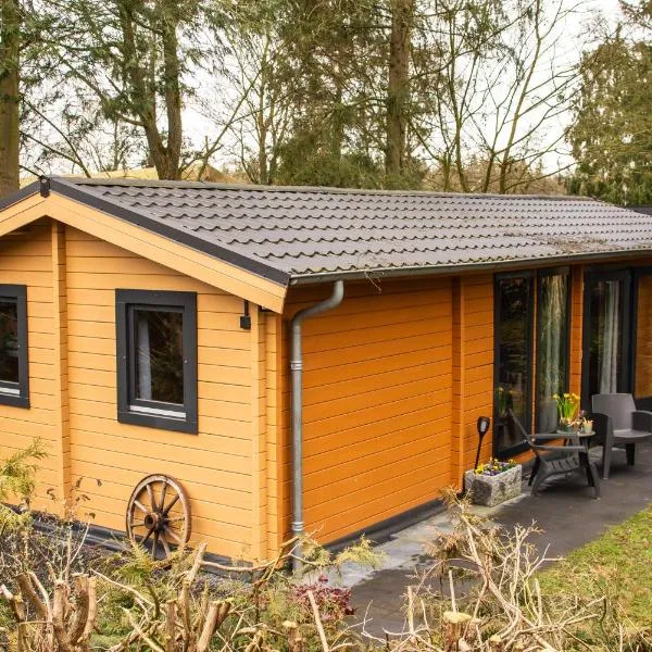 Charmant, gezellig en knus 5p chalet op Veluwe naast Sauna Drome，位于皮滕的酒店