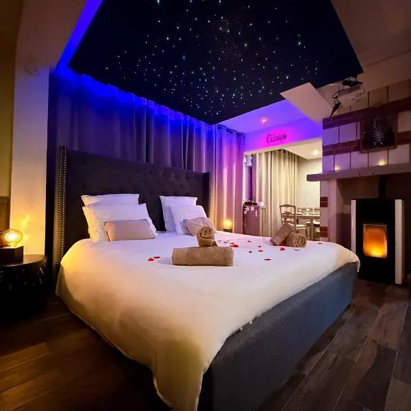 L'Évasion Étoilée - Jacuzzi Spa Sauna Hammam - ex CosyKaza，位于Bray-sur-Somme的酒店