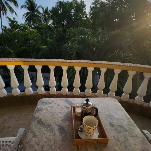 Studio apartment with pool and ocean views，位于波尔多·格尼拉的酒店