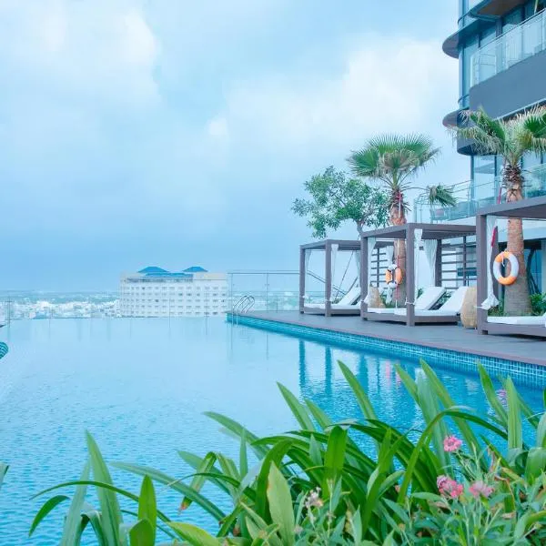 CENTRAL PLAZA HOTEL - Mỹ Tho，位于美寿的酒店