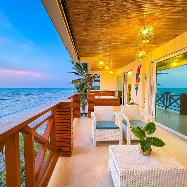 Hermosa Suite frente al mar en Tolu-Sucre，位于San Silvestre的酒店