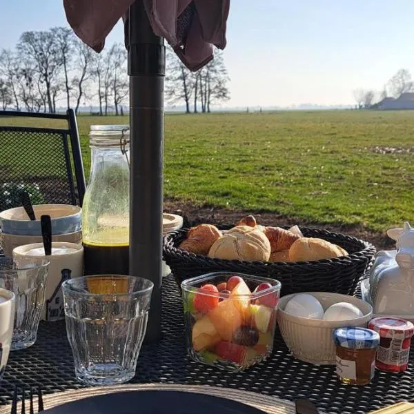 B&B bij de Roosjes，位于Blankenham的酒店