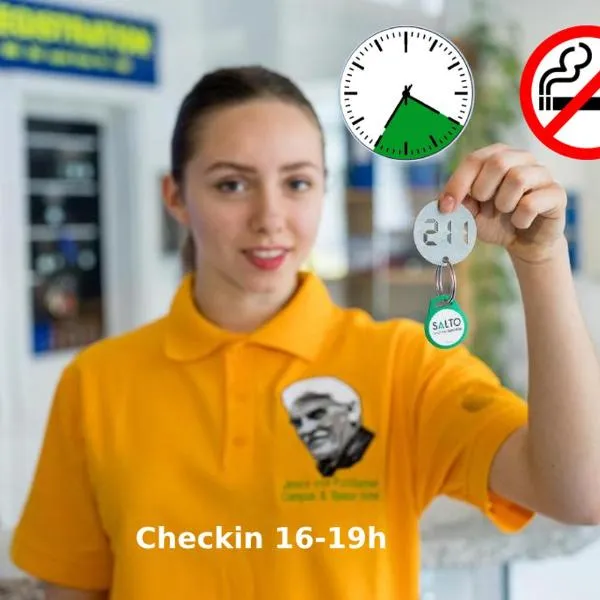 JvP校园内太空酒店，位于莱比锡的酒店