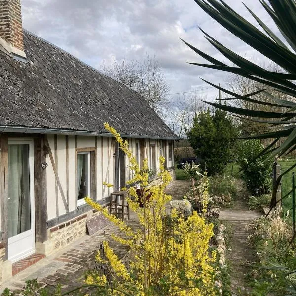 Cottage normand de 1930，位于Manneville-sur-Risle的酒店