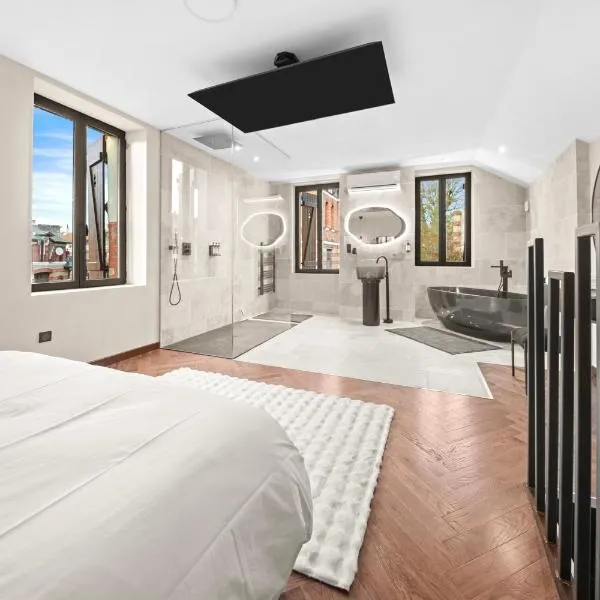 Maison d'architecte avec Jacuzzi, Quartier Prémontrés，位于蓬塔穆松的酒店