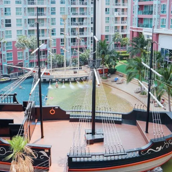 Grande Caribbean Condo Resort one-bedroom near Walking street and Jomtien Beach，位于南芭堤雅的酒店