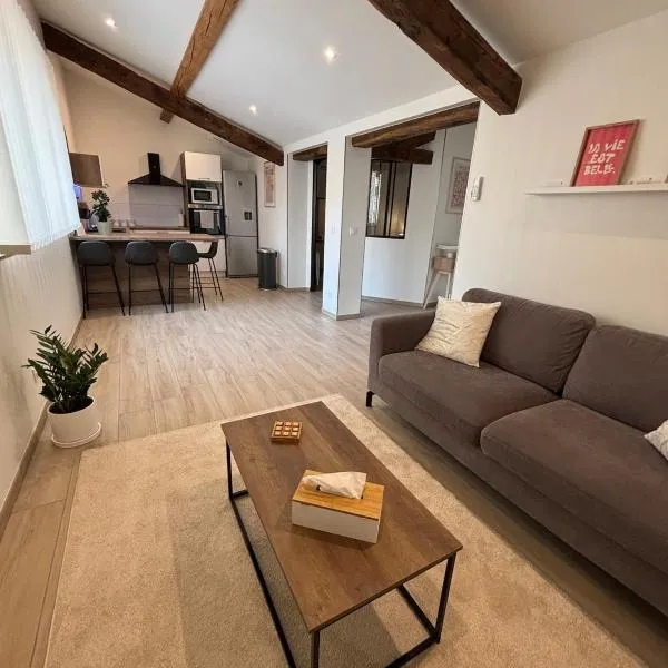 Le ST PIERRE, joli T2 entièrement rénové en plein coeur du centre ville，位于马孔的酒店