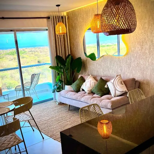 cartagena apto castelo serena del mar，位于Puerto Tierrabaja的酒店