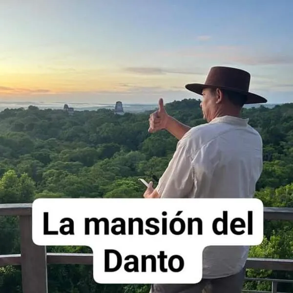 Tikal glampimg la mansión del danto，位于弗洛勒斯的酒店