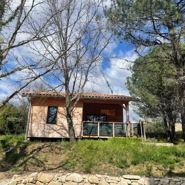 Chalet tous confort avec piscine lagon，位于瓦隆蓬达克的酒店