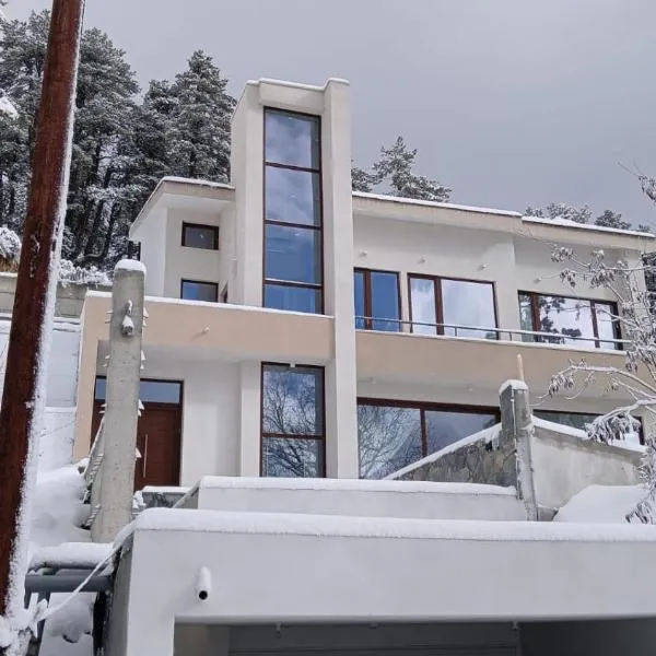 Mountain Villa in Prodromos with Fireplace & Sauna，位于普洛德洛莫斯的酒店