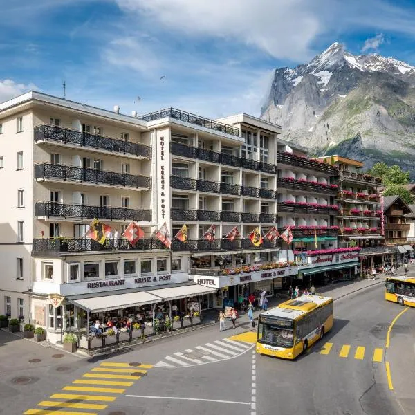 Hotel Kreuz & Post Grindelwald，位于格林德尔瓦尔德的酒店