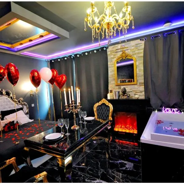 La majestueuse, SPA XXL, Day use, Suite de luxe, 5 min centre，位于布尔昆的酒店