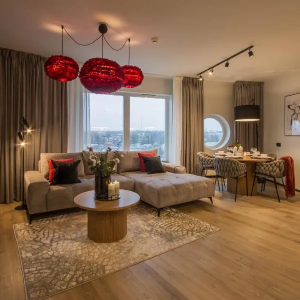 Skyline Central Apartment 14th Floor，位于塔尔图的酒店