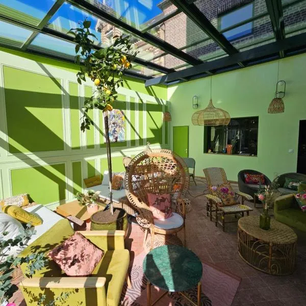 La Villa du Clos Normand Les Petites Dalles - Maison d'hôtes，位于Saint-Martin-aux-Buneaux的酒店