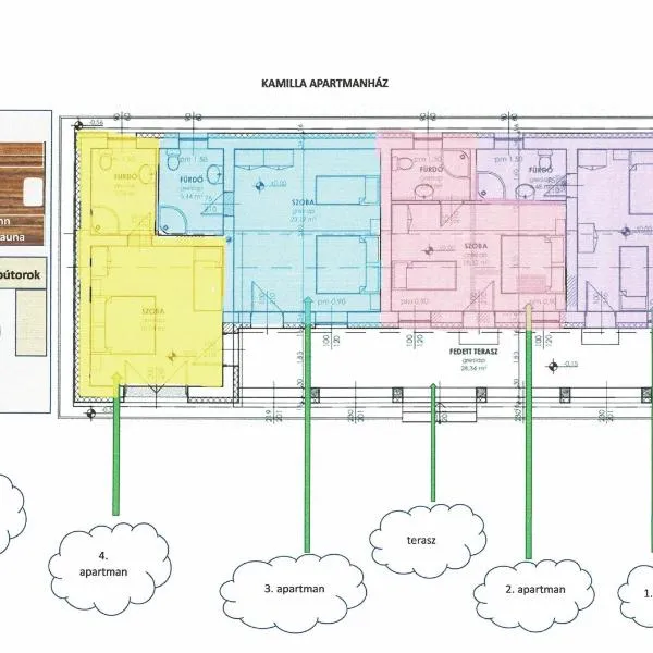 Kamilla Apartmanház Somogyudvarhely OLYANMINTOTTHONCSAKMÉGJOBB，位于Somogyudvarhely的酒店
