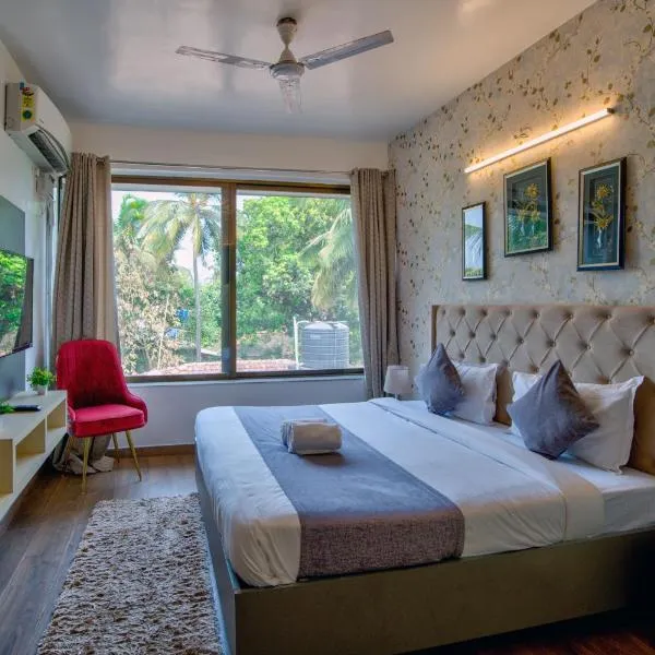 Luxury 3BHK Penthouse Near Candolim，位于坎多林的酒店