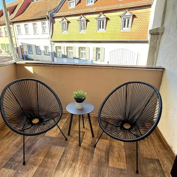 Stadthaus am Dom mit Terrasse und Balkon，位于班贝格的酒店