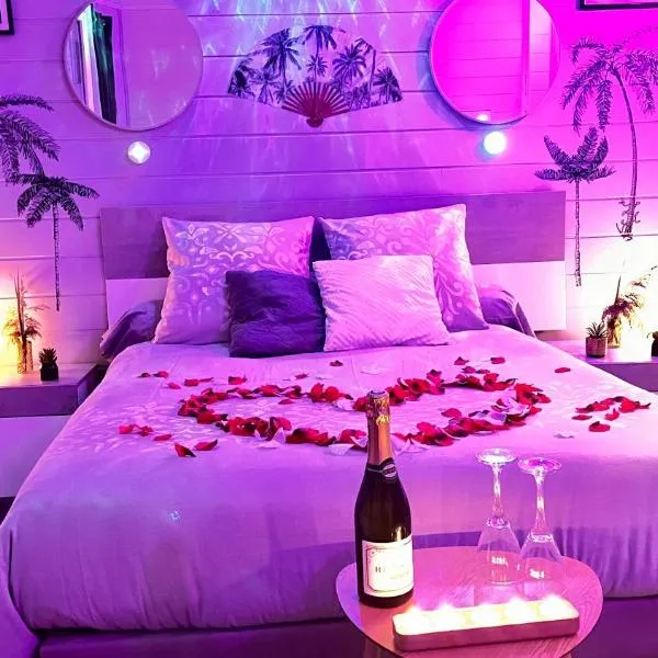 Un mirage tropical en bord de Loire, Love et Détente，位于Saint-Clément-des-Levées的酒店