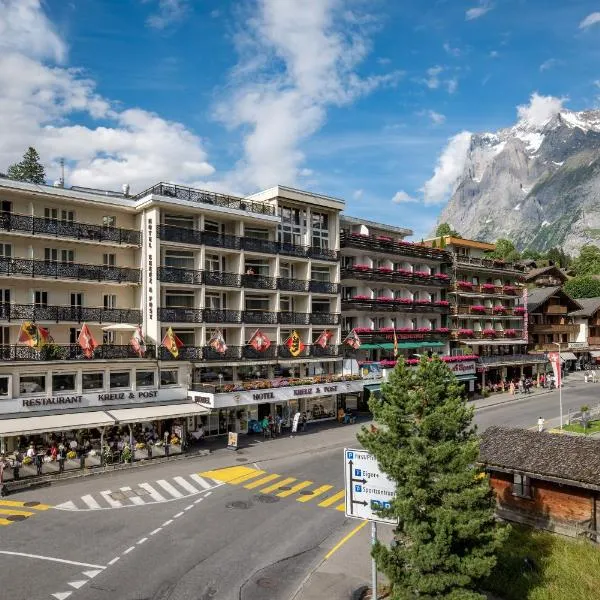 Hotel Kreuz & Post Grindelwald，位于格林德尔瓦尔德的酒店