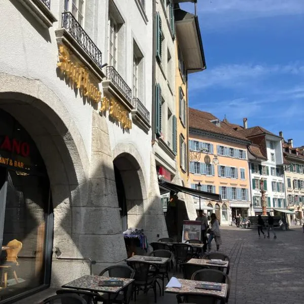 Zunfthaus zu Wirthen，位于索洛图恩的酒店
