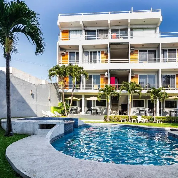 Collection O Hotel Mango,Six Flags Hurricane Harbor Oaxtepec，位于瓦兹特佩克的酒店