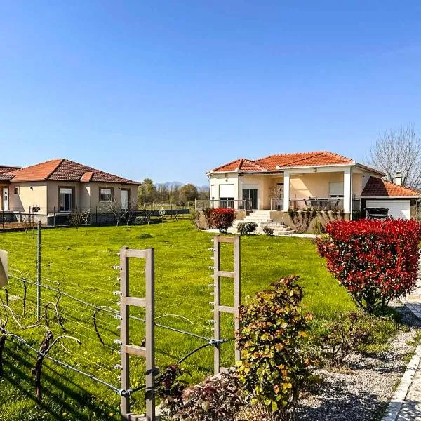 Charming Countryside Villa with Garden & Terrace near Skadar Lake，位于Berislavci的酒店
