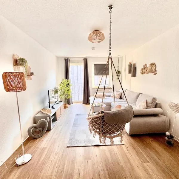 Cottbus-Apartments - Grey I privat I Wifi I Küche，位于科特布斯的酒店