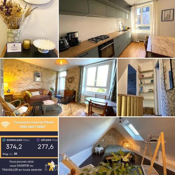 Ty Kerf' proche centre, cosy，位于坎佩尔的酒店