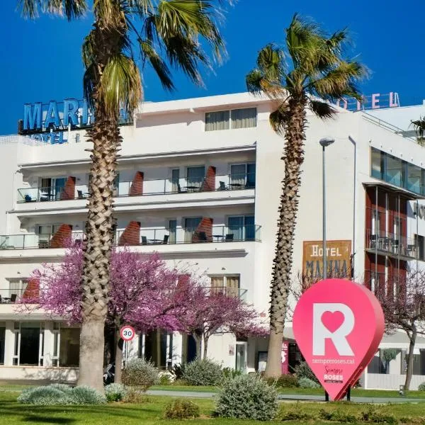Hotel Marina，位于罗萨斯的酒店