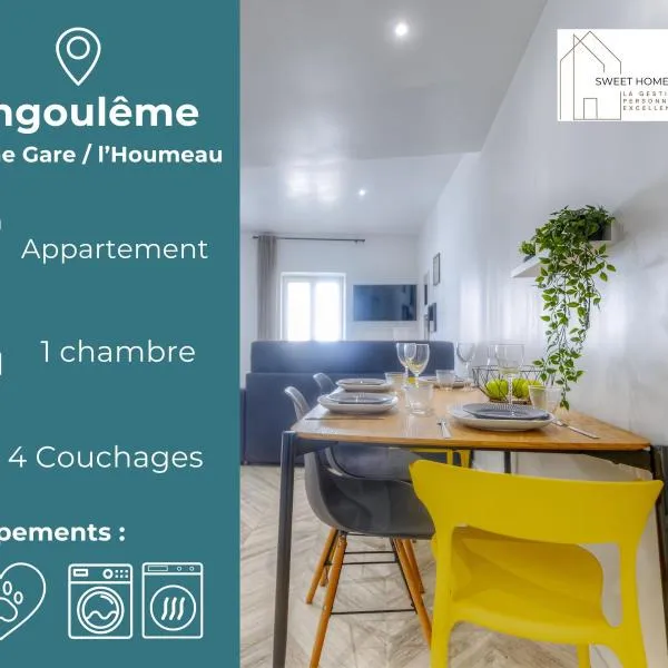 Moderne appartement I 1 chambre I Secteur Gare LHoumeau，位于昂古莱姆的酒店