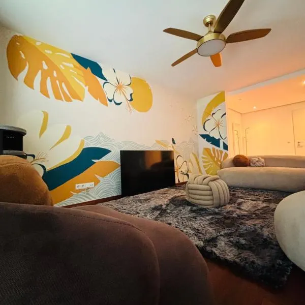 Lake View 110sqm in/outdoor living entire apartment with 2 bedrooms，位于赖兴瑙的酒店